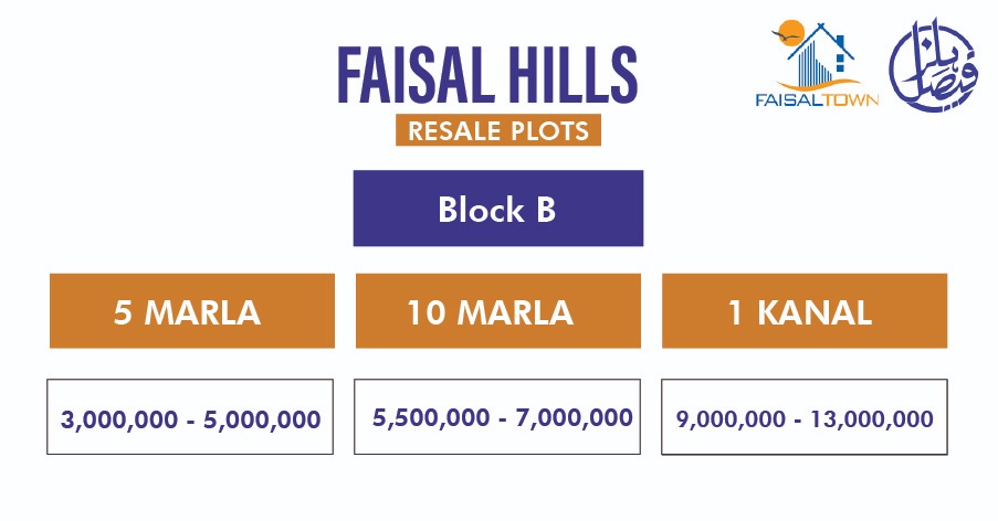 Faisal Hills Islamabad Block B Payment Plan