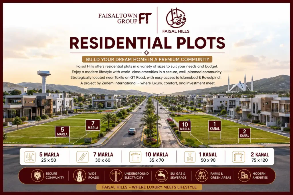 Faisal hills Residential Plots